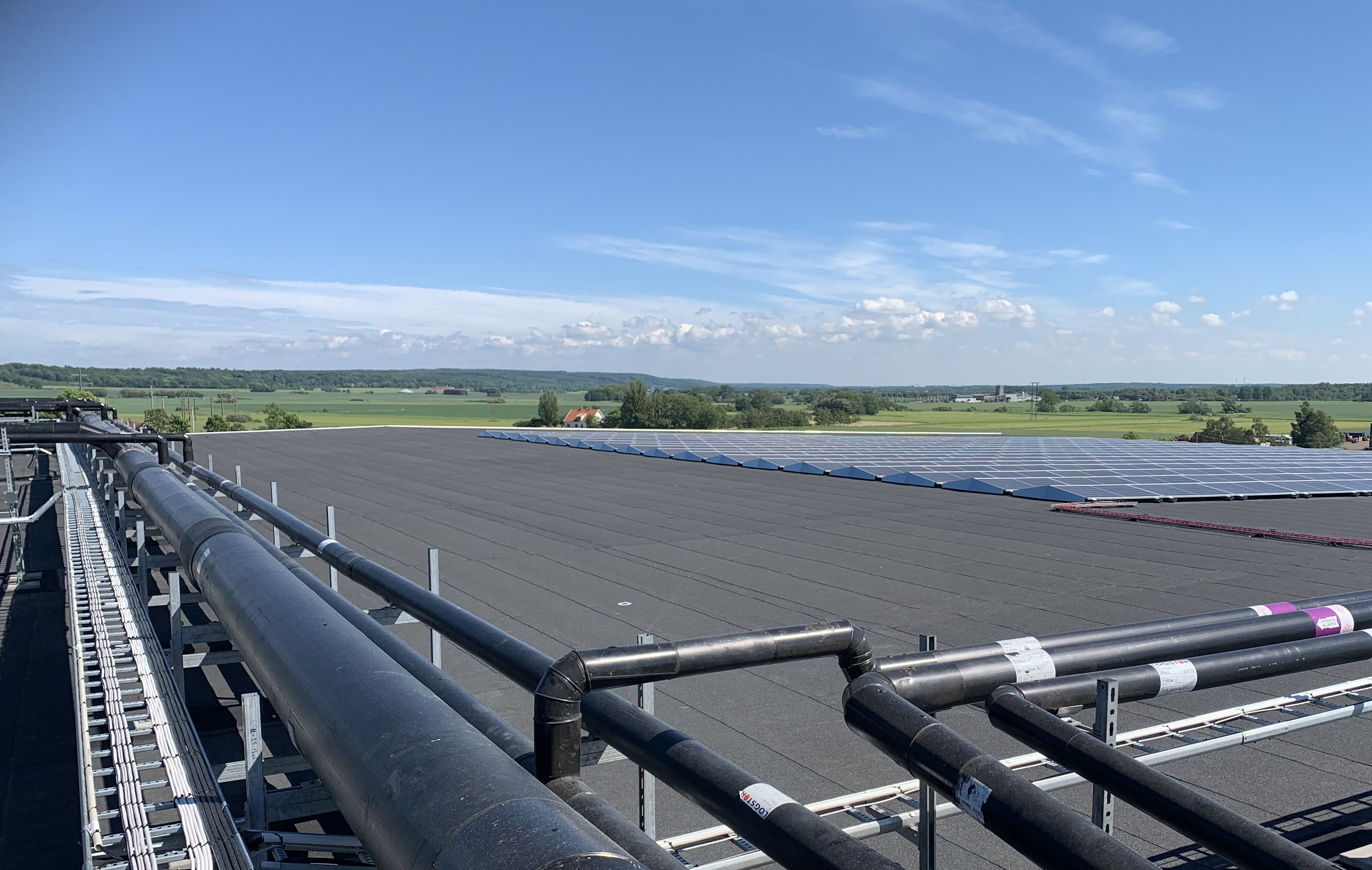 Catenas distributionscenter i Åstorp som hyrs av Seafrigo Nordic.